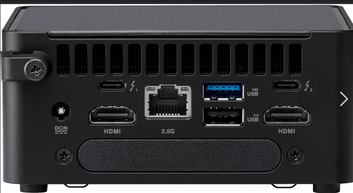 华硕NUC 14 Pro Kit NUC14RVH准系统电脑、Intel Ultra 7 155H 摄像头麦克风视频会议宝利通polycom华为罗技腾讯会议小鱼亿联